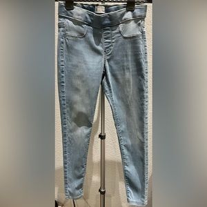 Girls SO jeggings, size 12, light blue